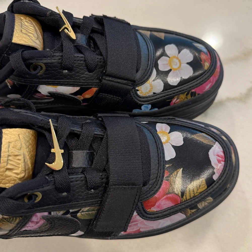 Nike Vandal 2K LX Sneakers Women’s Size 7.5 Black Dark Floral Platform - Picture 3 of 14